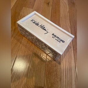 KEITH HARING Art Dominoes Game Set Wood Wooden Made In France NEW AND SEALED